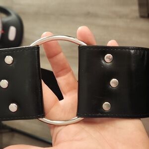 Silver loop belt